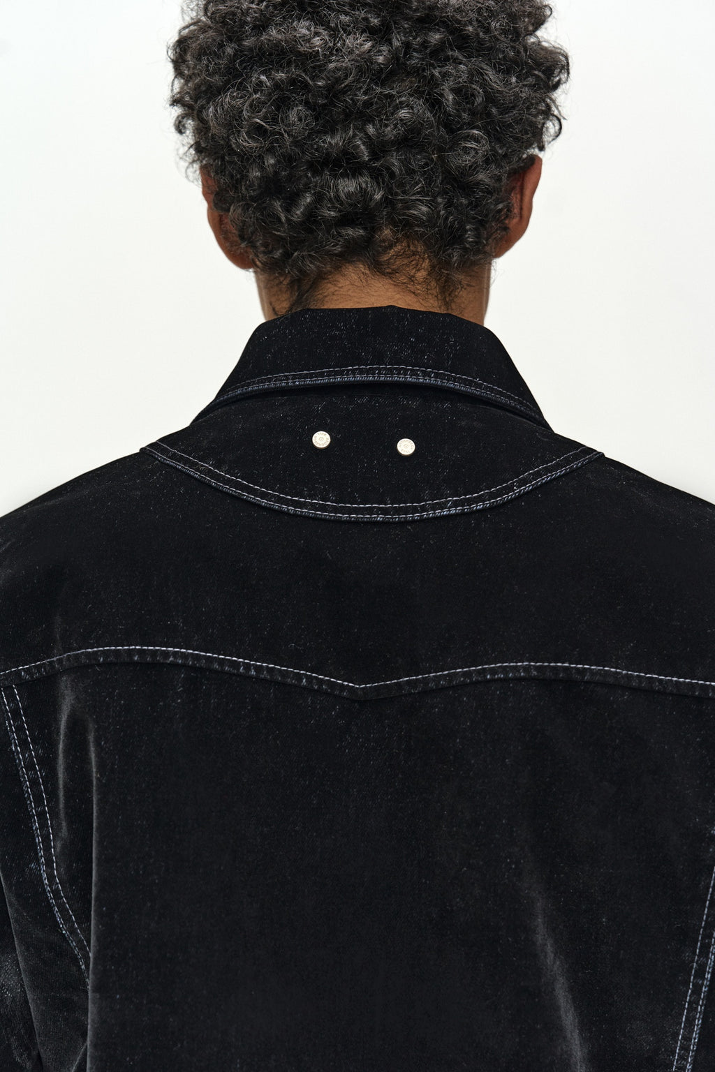 Andersson Bell - Atlanta Flock Velvet Jacket (black) (Black) product image 13 | TRAB K-Fashion Australia