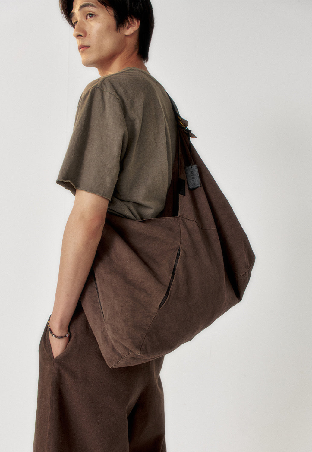 Art if acts - Linen Peddler Bag (Sunset) product image 5 | TRAB K-Fashion Australia