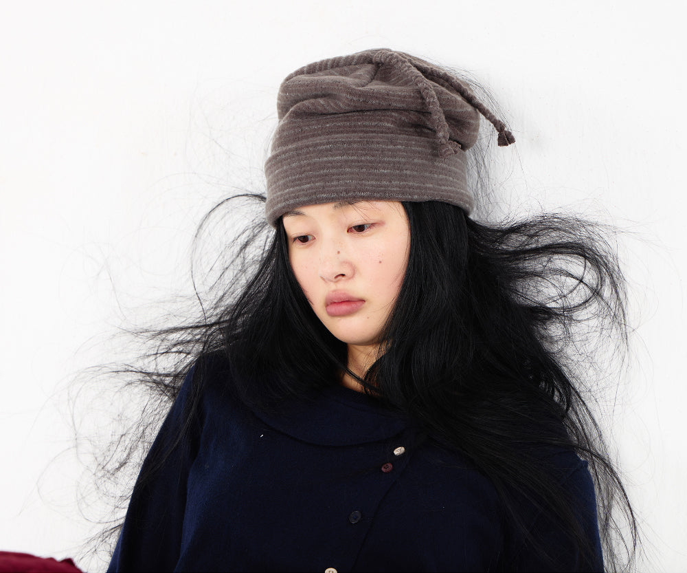 Coyseio - Round Collar Knit Cardigan (Navy) product image 2 | TRAB K-Fashion Australia