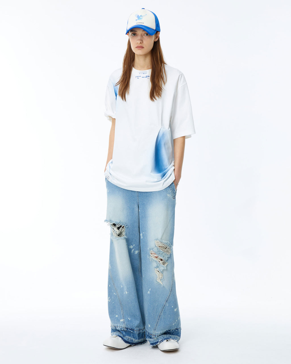 Ader Error - Nowia t-shirt (Off White) product image 1 | TRAB K-Fashion Australia