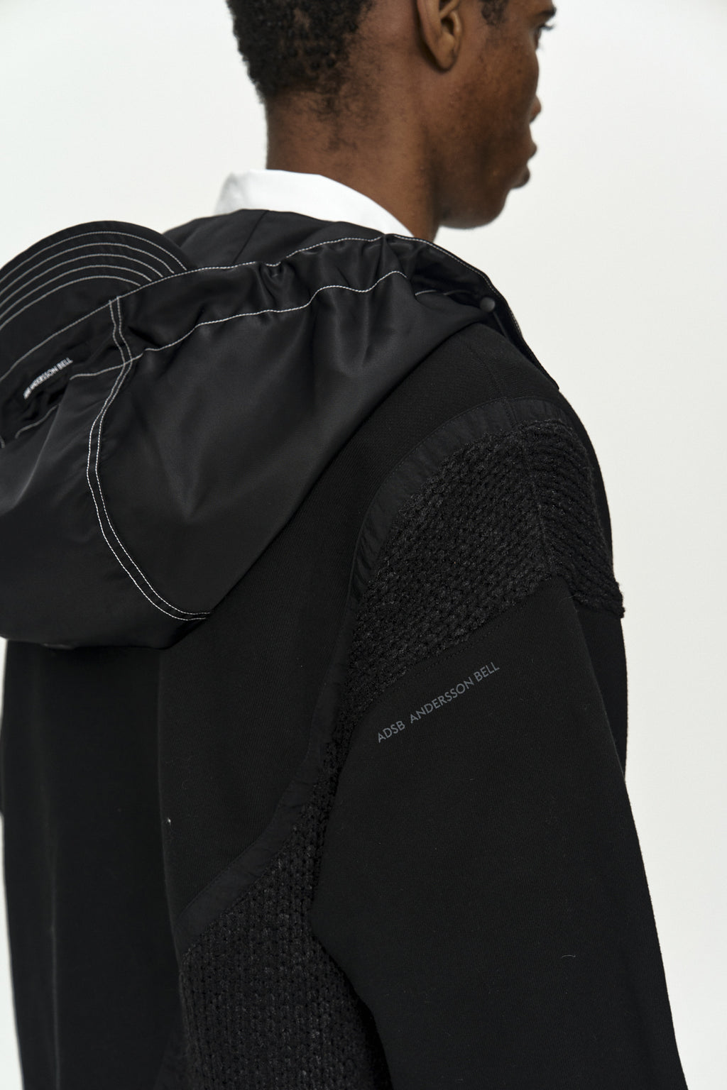 Andersson Bell - Detachable Balaclava Sweatshirt (Black) product image 7 | TRAB K-Fashion Australia