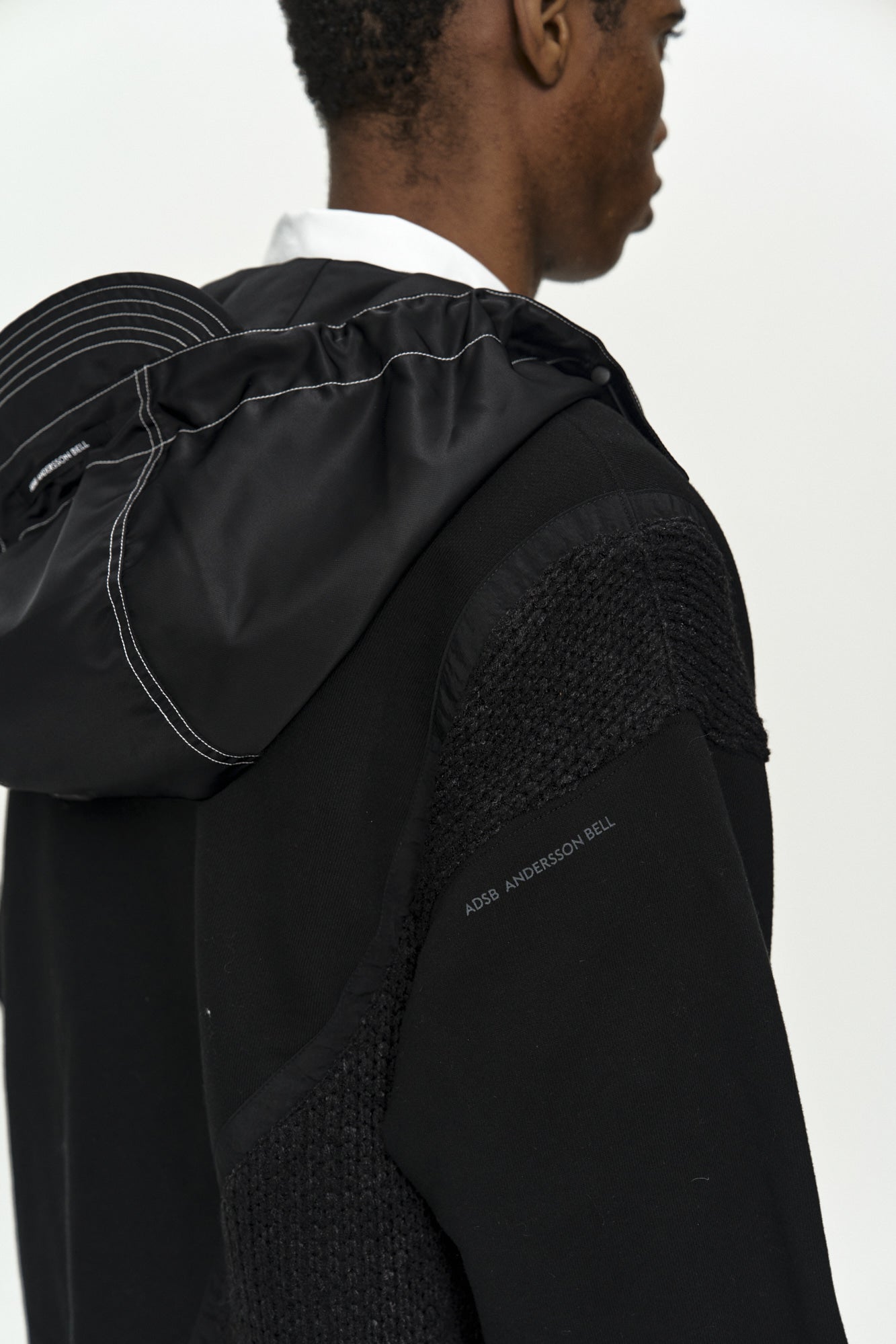 Andersson Bell - Detachable Balaclava Sweatshirt (Black) product image 7 | TRAB K-Fashion Australia