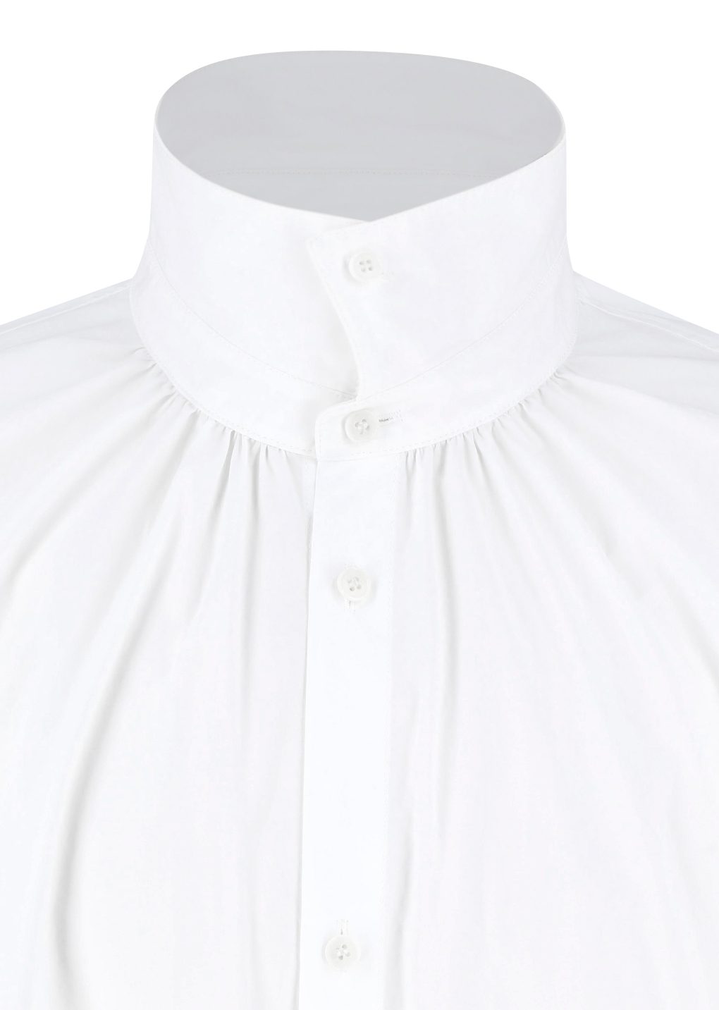 Amomento - Neck shirring shirt (White) product image 8 | TRAB K-Fashion Australia