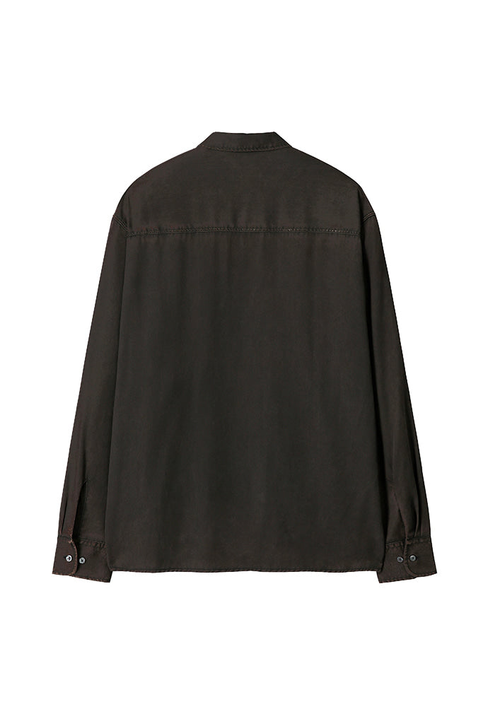 Art if acts - Tencel Two Pocket Shirt (Faded Black) product image 8 | TRAB K-Fashion Australia