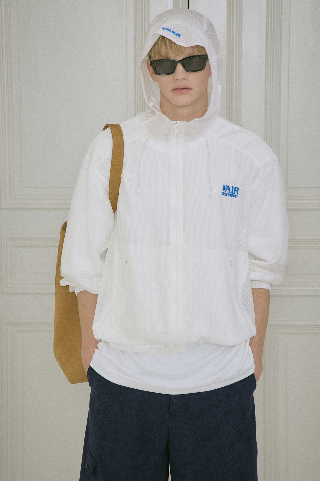 Stu - Stripe Windbreaker (White) product image 14 | TRAB K-Fashion Australia