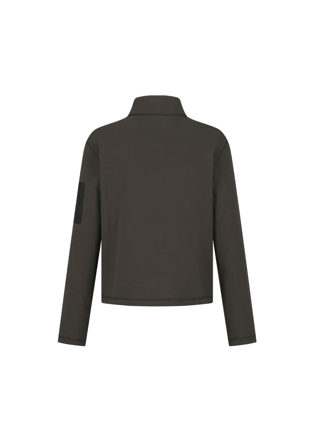 Amomento - Pocket Zip Up Jumper (Brown) product image 5 | TRAB K-Fashion Australia