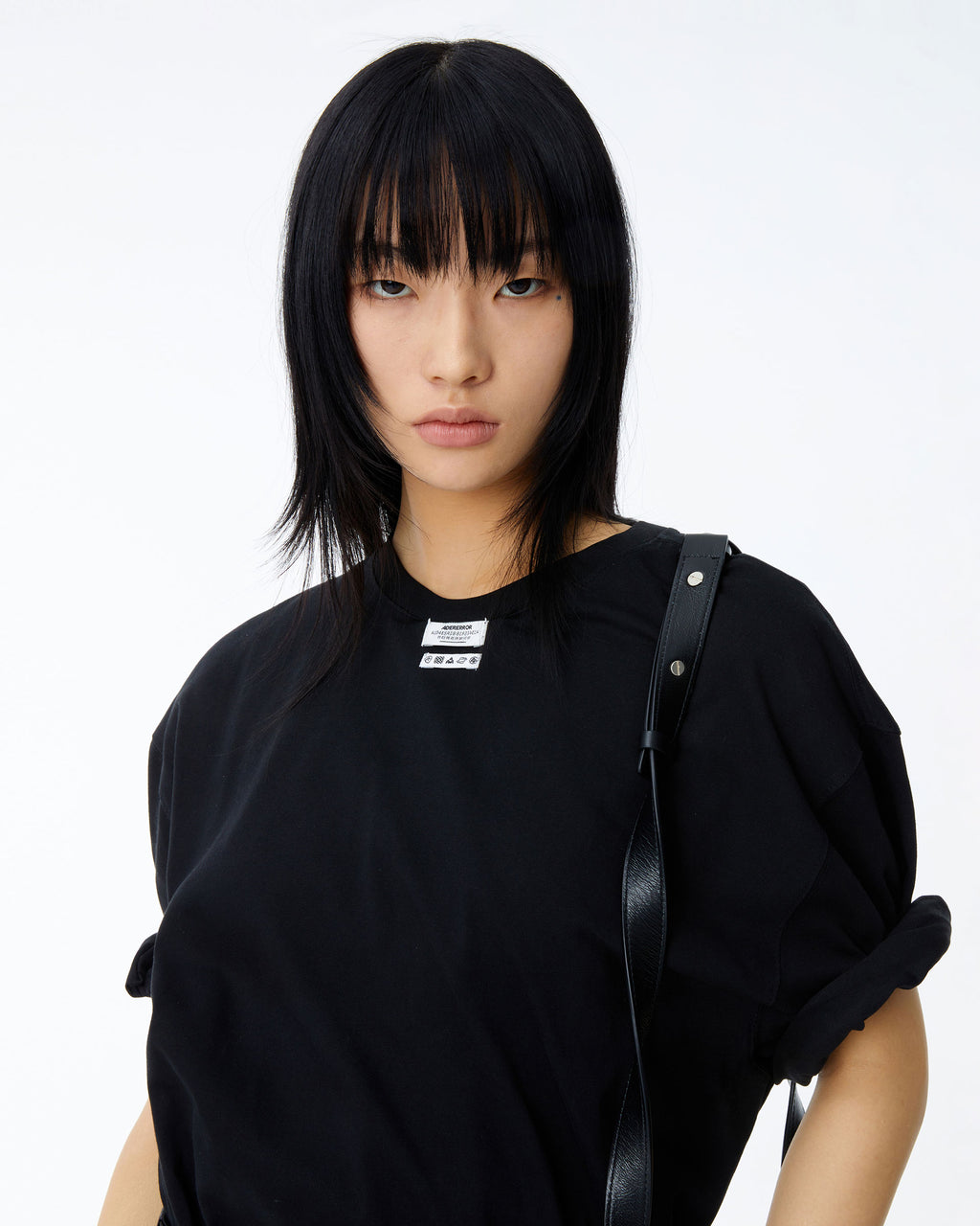 Ader Error - Langle t-shirt (Noir) product image 2 | TRAB K-Fashion Australia