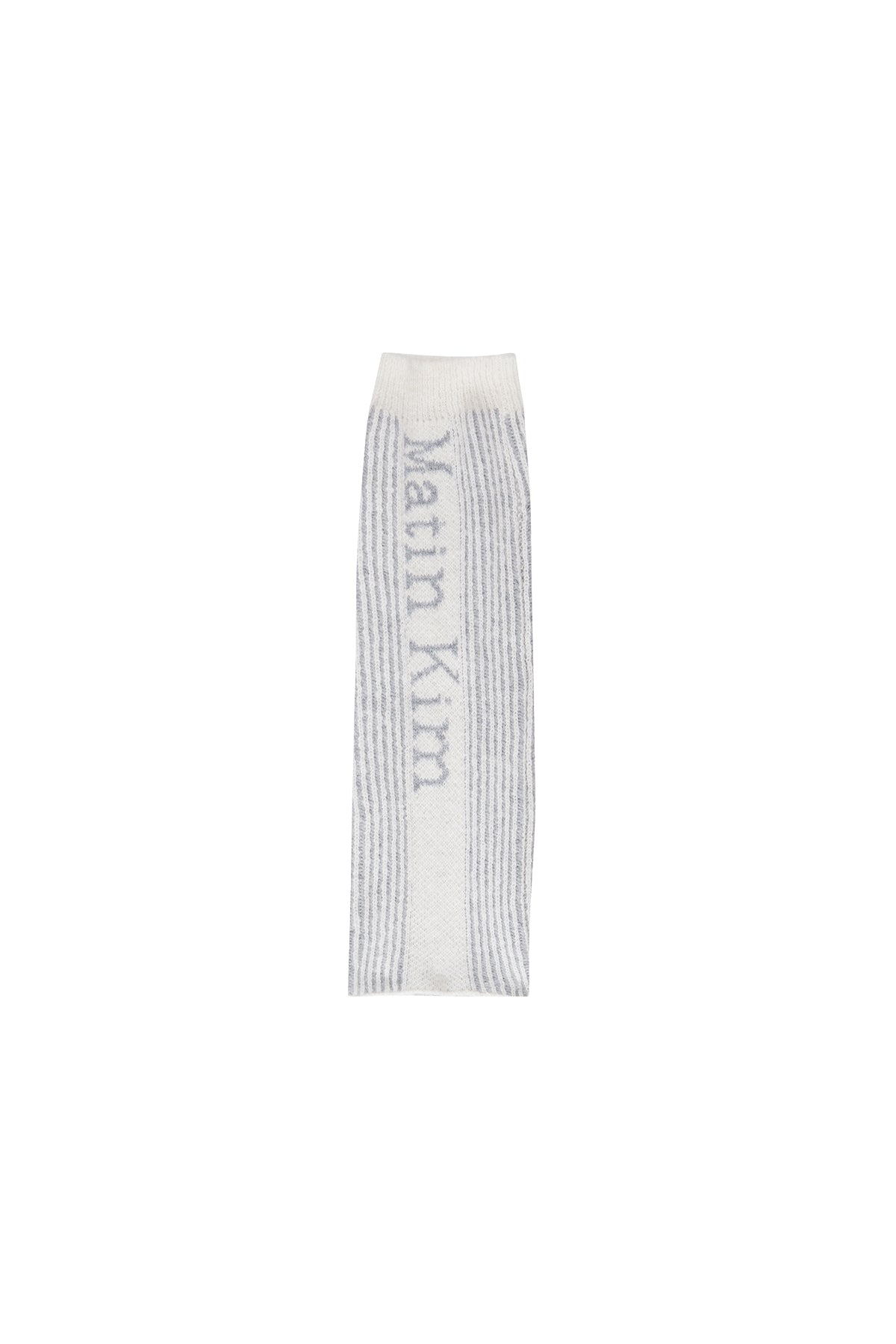 Matin Kim - Matin Stripe Leg Warmer (White) product image 2 | TRAB K-Fashion Australia