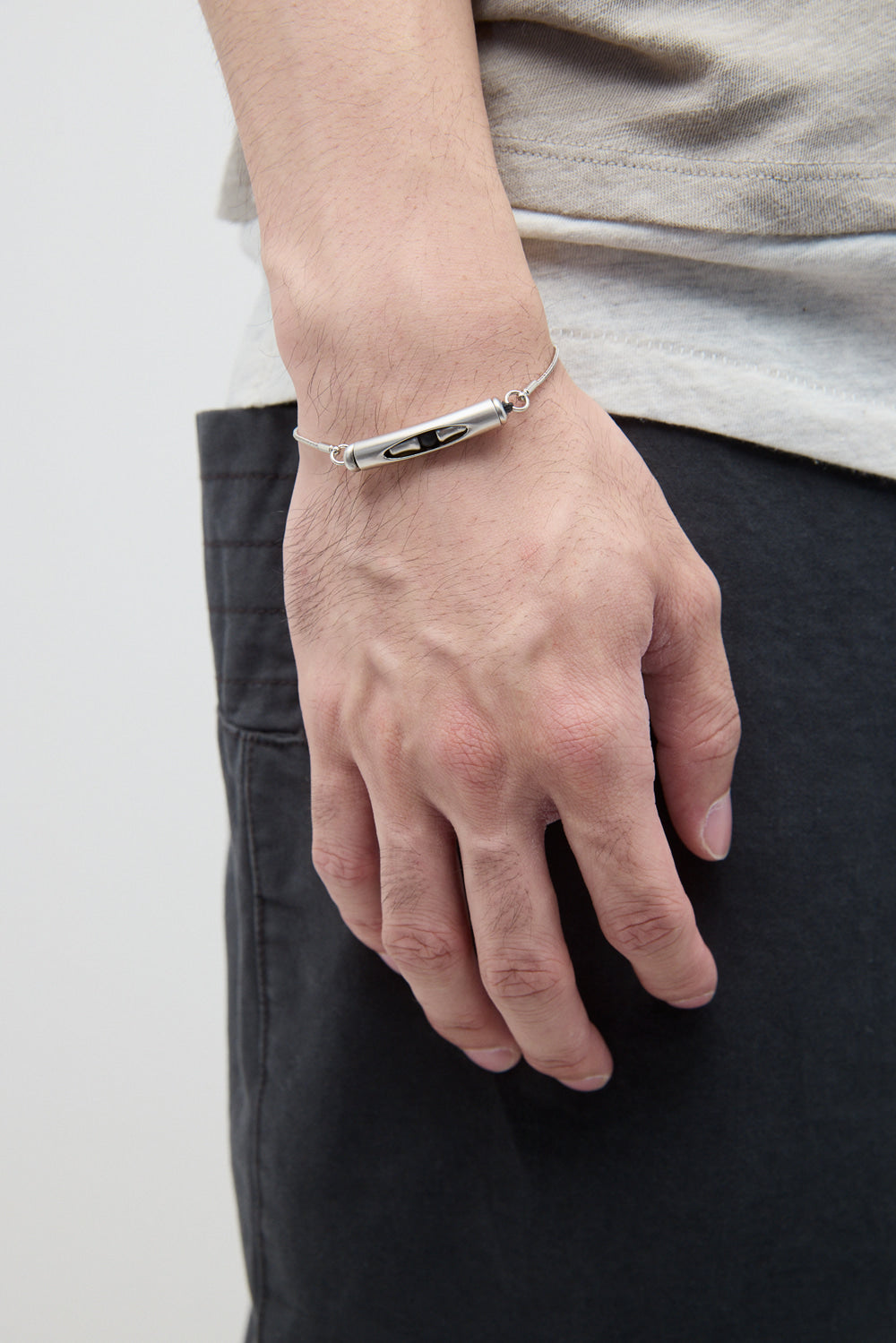 Hatchingroom - Cylinder Bracelet Black (OC) product image 3 | TRAB K-Fashion Australia