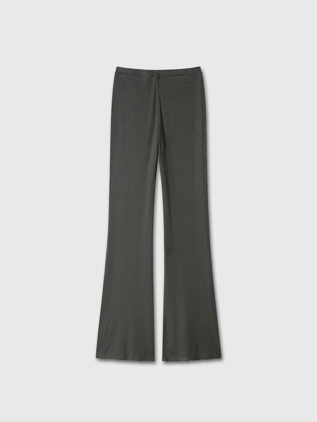 Tonywack - Tencel Ribbed Flared Pants (Olive Charcoal) product image 8 | TRAB K-Fashion Australia