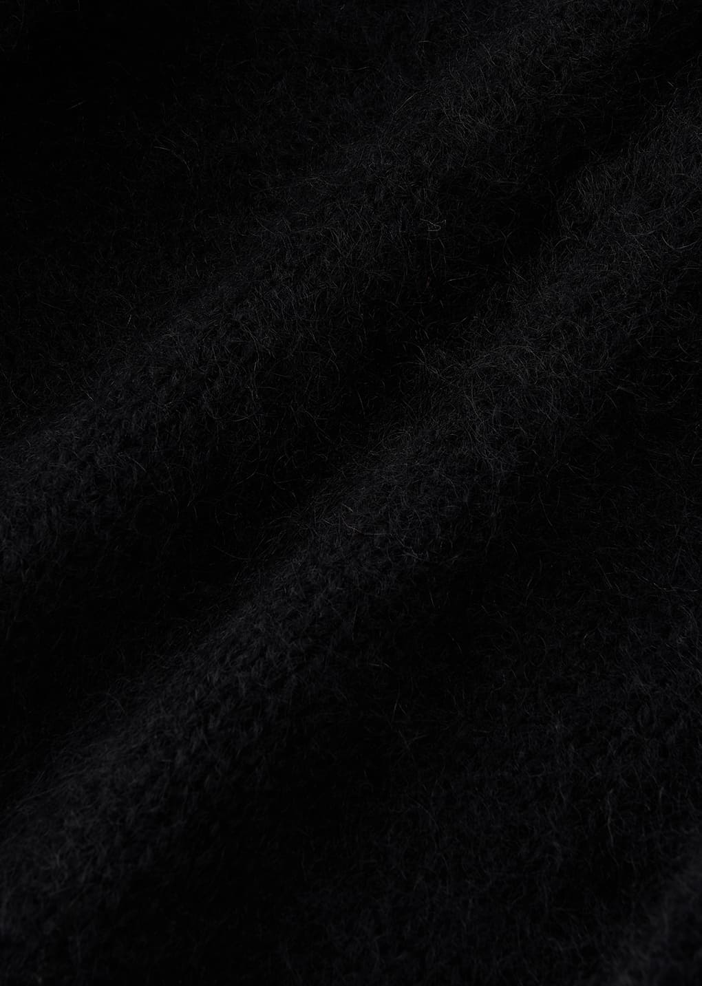 Amomento - mohair bulky cardigan (Black) product image 16 | TRAB K-Fashion Australia