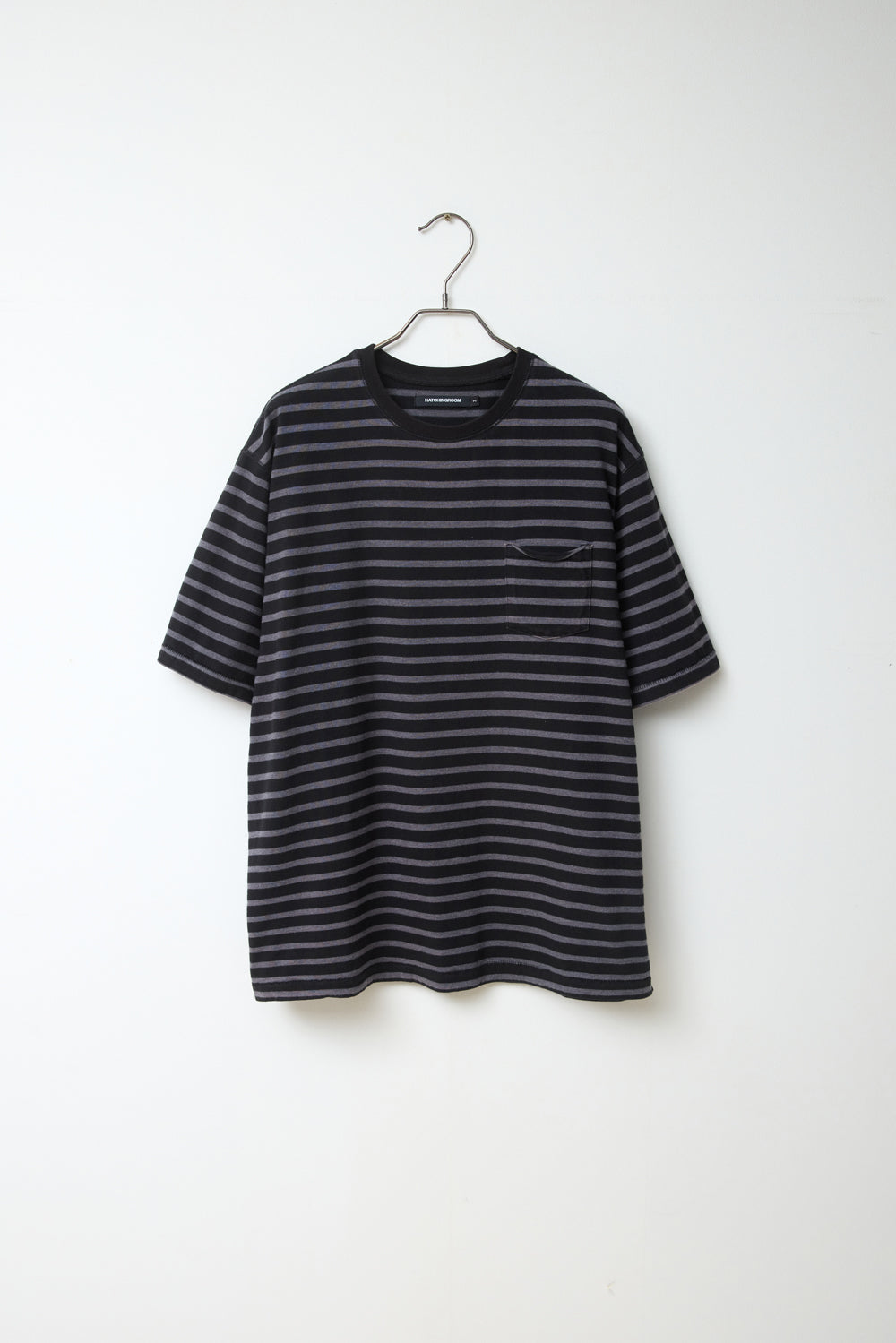 Hatchingroom - VTG Bold Stripe Pocket Tee (Black) product image 1 | TRAB K-Fashion Australia
