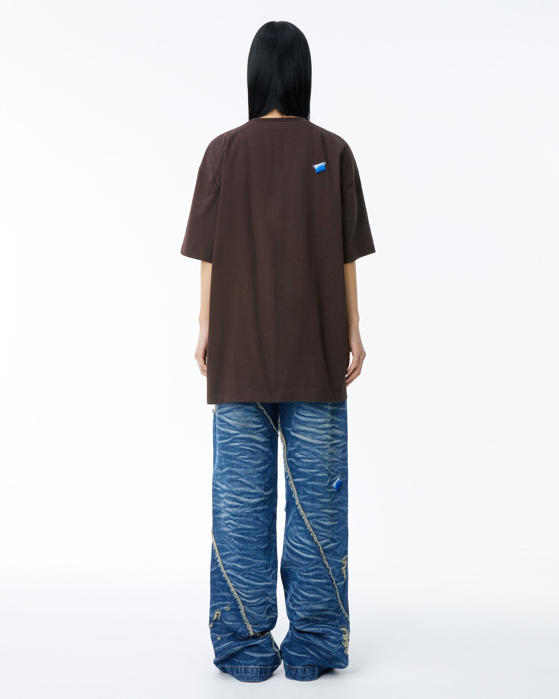 Ader Error - Langle t-shirt (Brown) product image 5 | TRAB K-Fashion Australia
