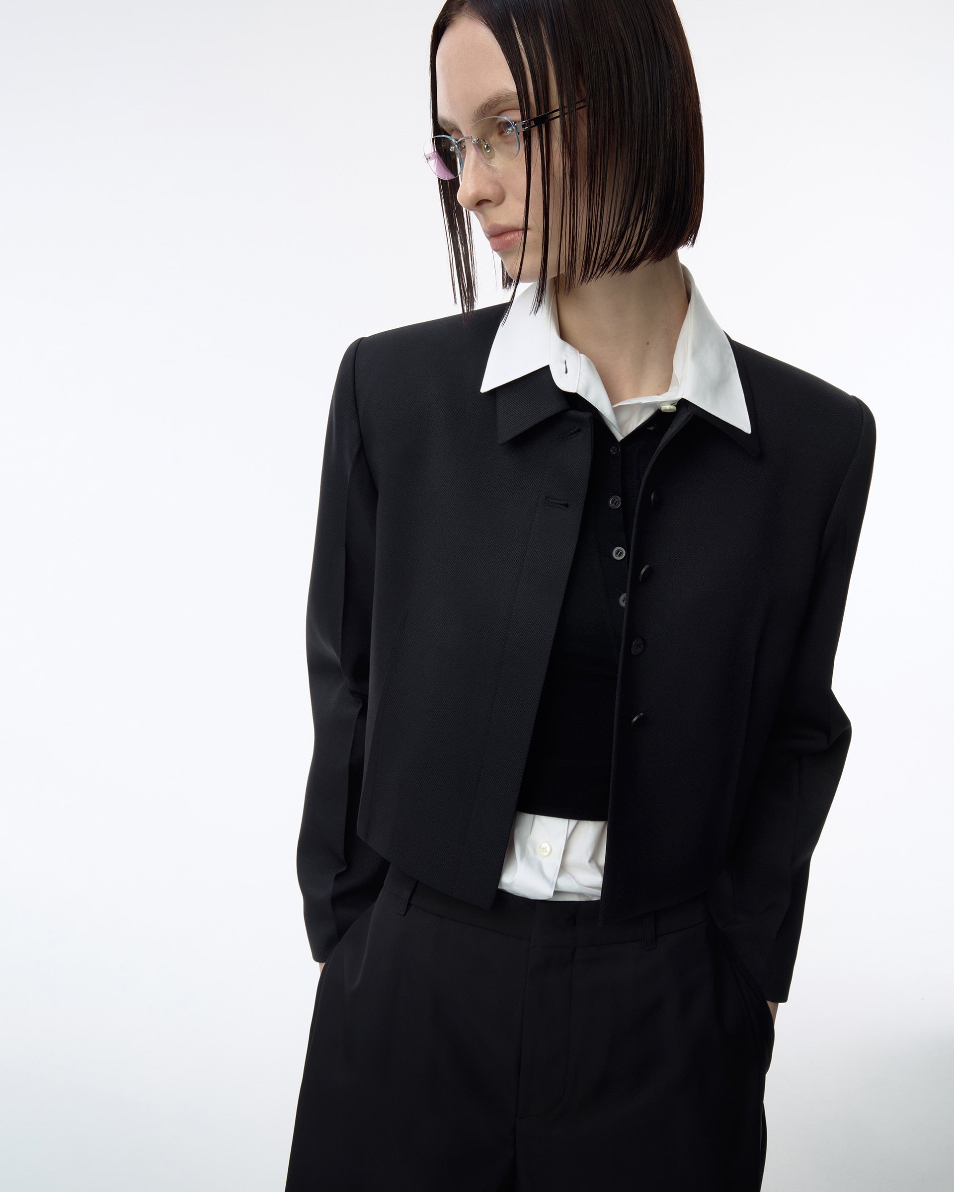 Ader Error - Sig; BK Tag jacket 03 (Noir) product image 4 | TRAB K-Fashion Australia