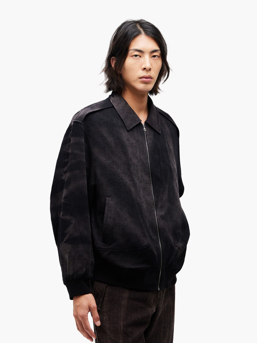 Jiyong Kim - Sun-Bleached Oversized Jacket (Black) product image 2 | TRAB K-Fashion Australia