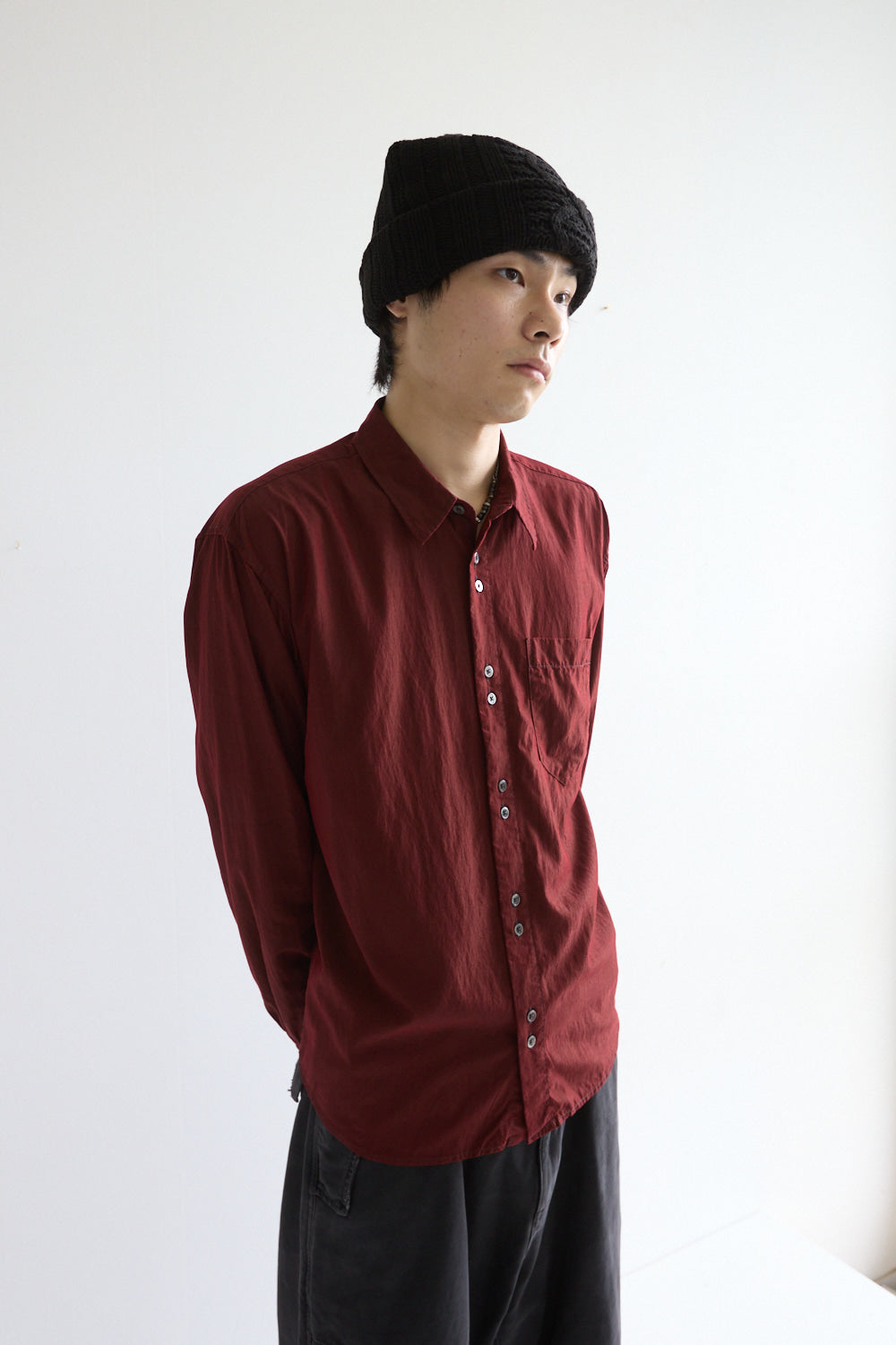 Hatchingroom - Jacquard Big Beanie (Black) product image 10 | TRAB K-Fashion Australia