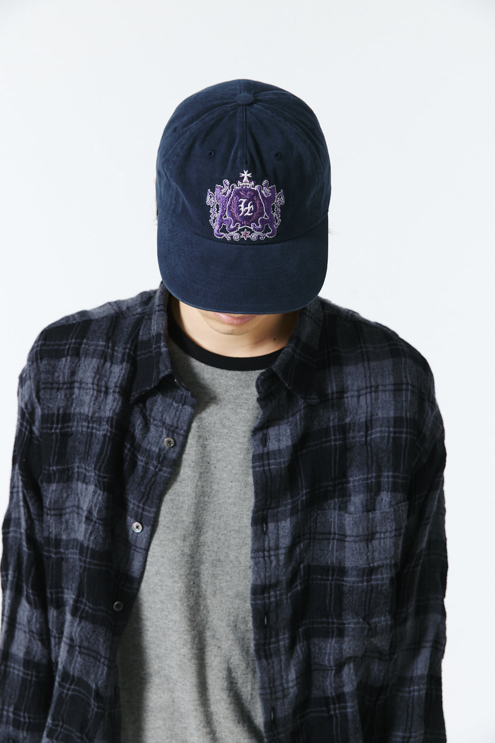 Hatchingroom - Crop Shirt Gauze Wool Check (Charcoal) product image 11 | TRAB K-Fashion Australia