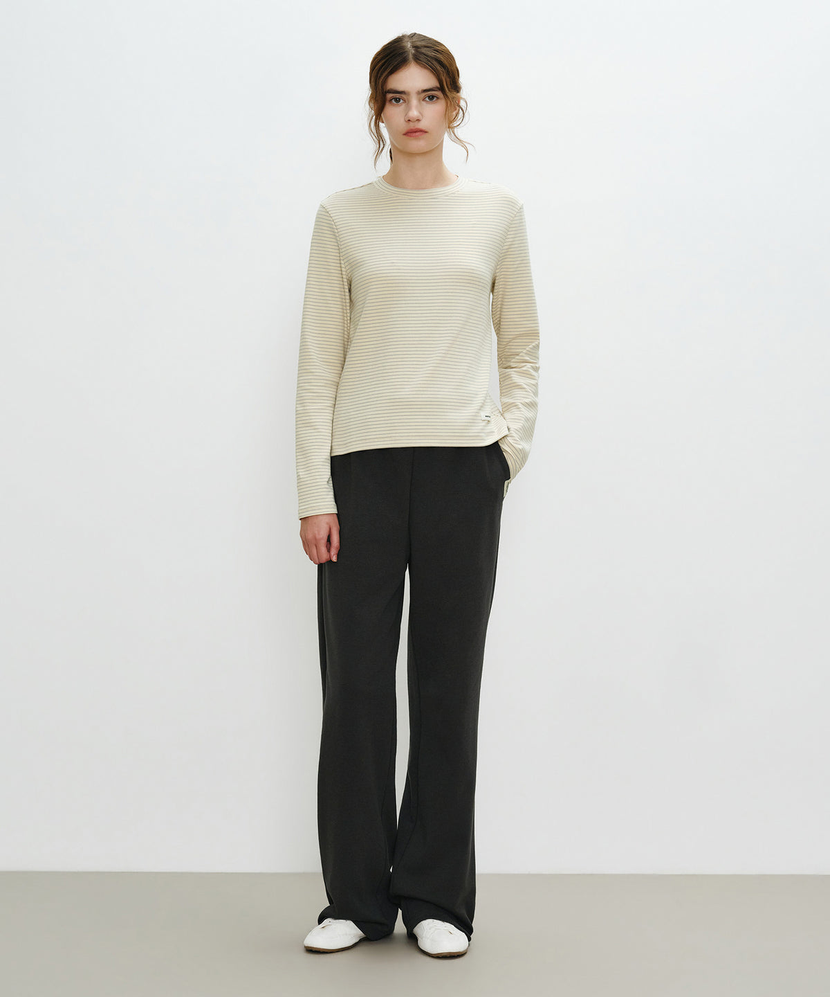 Marithe & Francois Girbaud - Basic Long Sleeve (Butter) product image 4 | TRAB K-Fashion Australia