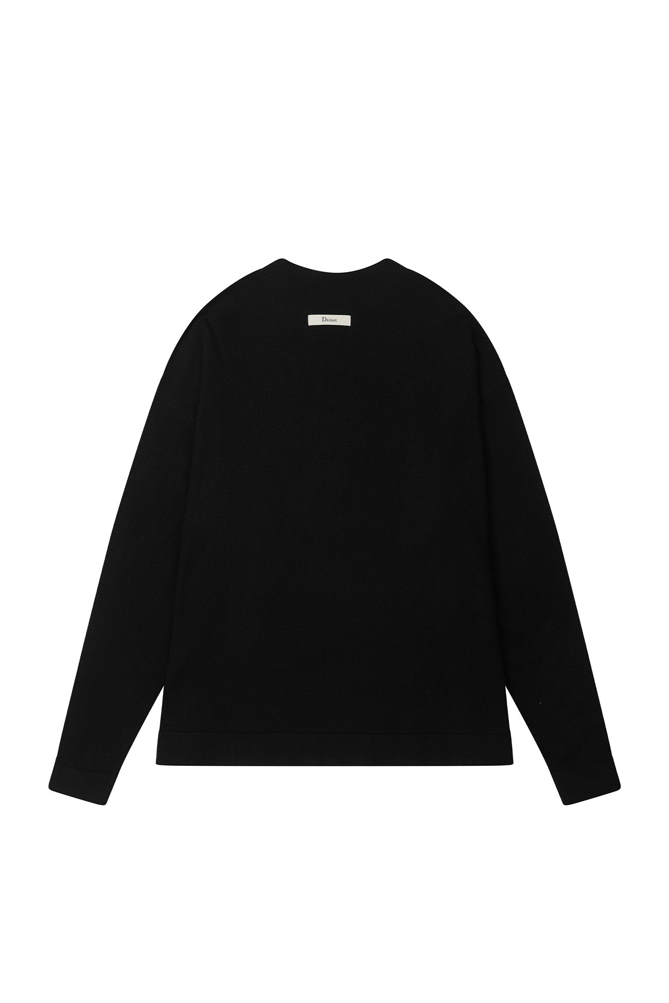 Deinet - Button Up Pullover Knit (Black) product image 10 | TRAB K-Fashion Australia