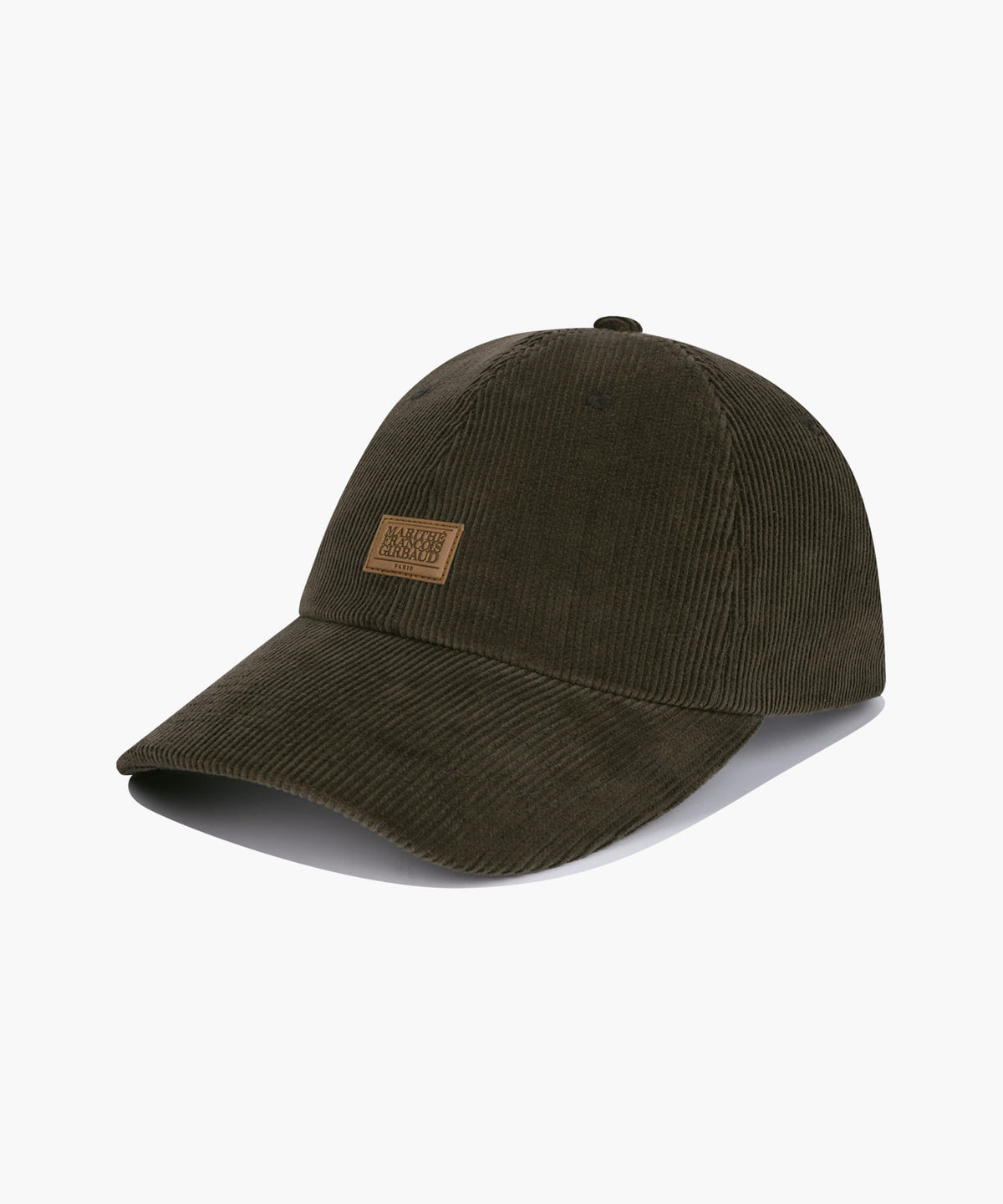 Marithe & Francois Girbaud - Corduroy Micro Classic Logo Patch Covered Cap (Brown) product image 1 | TRAB K-Fashion Australia