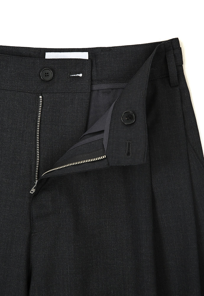 Art if acts - Wool Side Two Tuck Pants (Charcoal) product image 9 | TRAB K-Fashion Australia