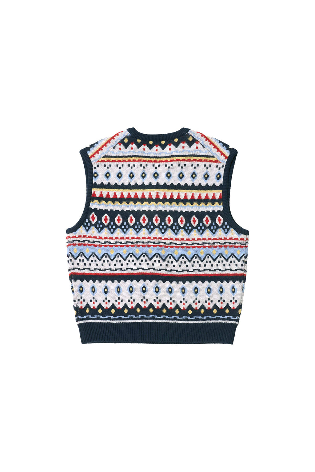 STU - Jacquard Sweater Vest (Navy) product image 16 | TRAB K-Fashion Australia