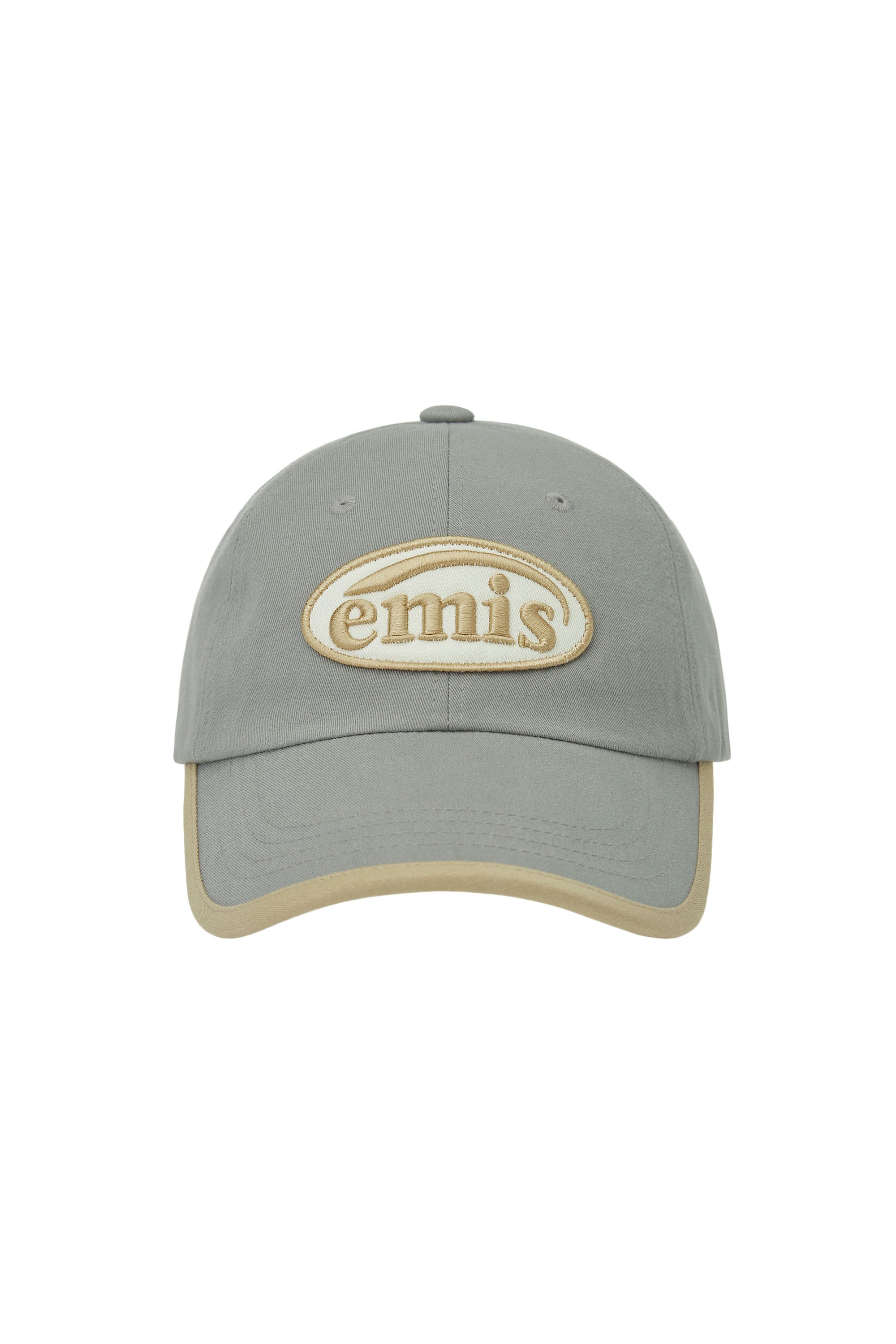 Emis - Beige Trimming Ball Cap (Gray) product image 1 | TRAB K-Fashion Australia