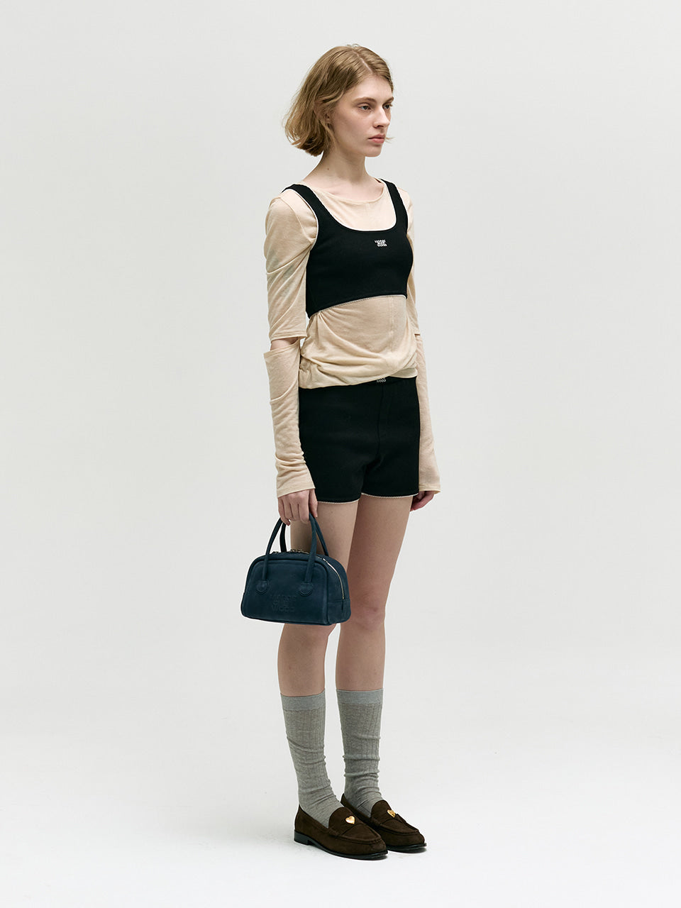 Marge Sherwood - Soft Tote Mini (Indigo Nubuck) product image 4 | TRAB K-Fashion Australia