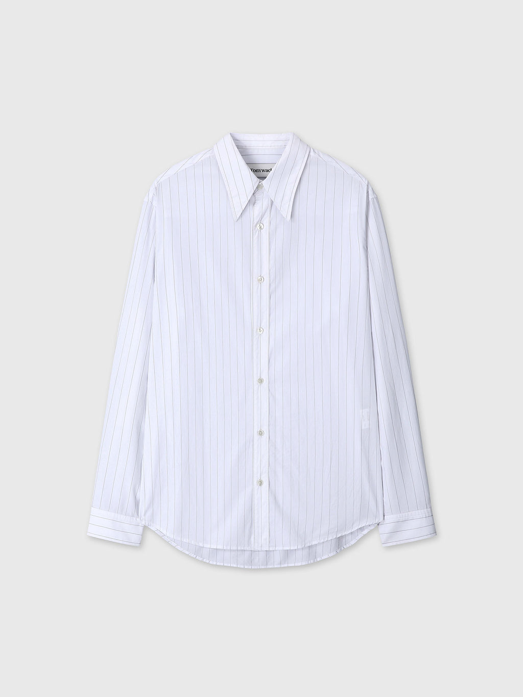 Tonywack - High Density Striped Cotton Shirt (White) product image 11 | TRAB K-Fashion Australia