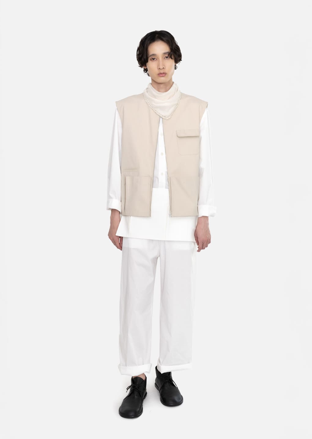 Amomento - Pocket Jumpsuit (White) product image 5 | TRAB K-Fashion Australia