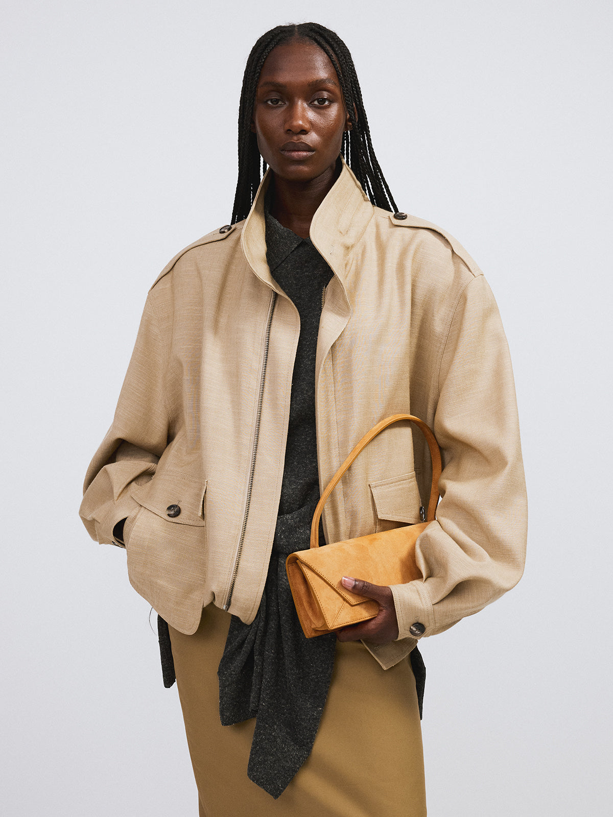 Recto - Viscose Hunting Jumper (Desert) product image 3 | TRAB K-Fashion Australia