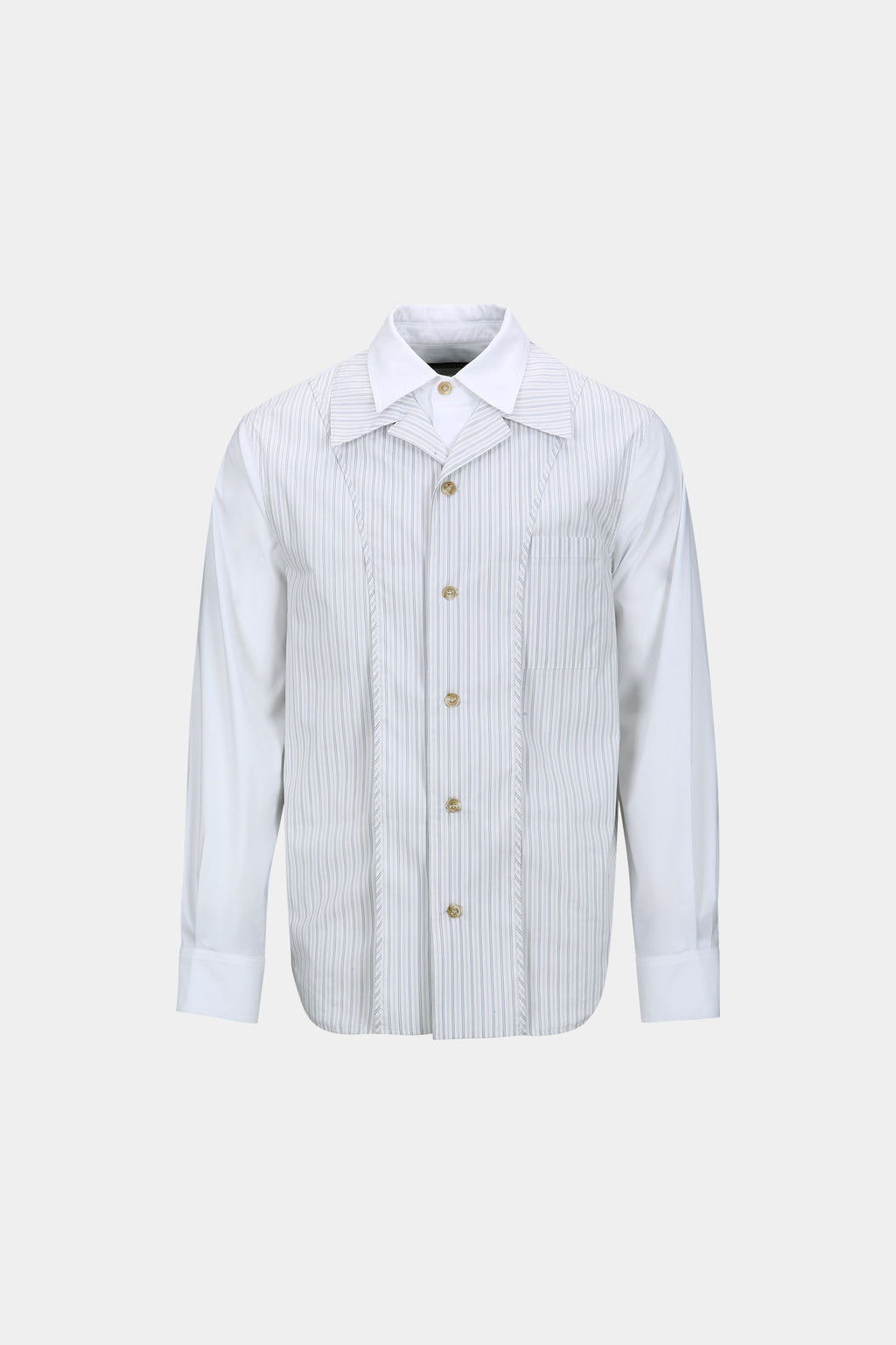 Andersson Bell - Open Collar Layered Shirts (White) product image 10 | TRAB K-Fashion Australia