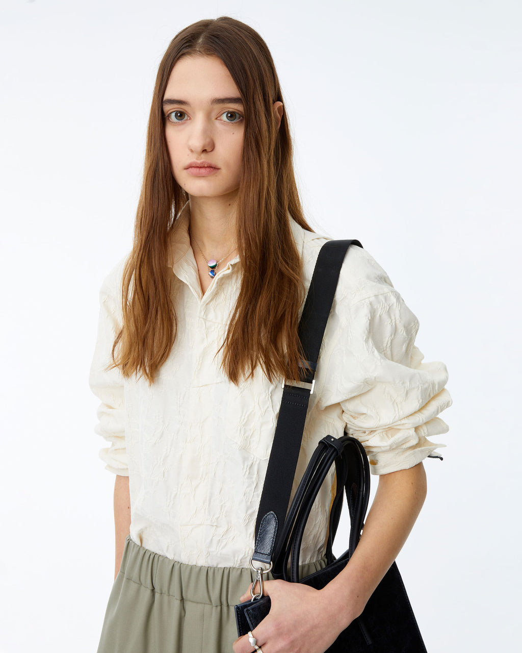 Ader Error - Edis shirt (Ivory) product image 2 | TRAB K-Fashion Australia