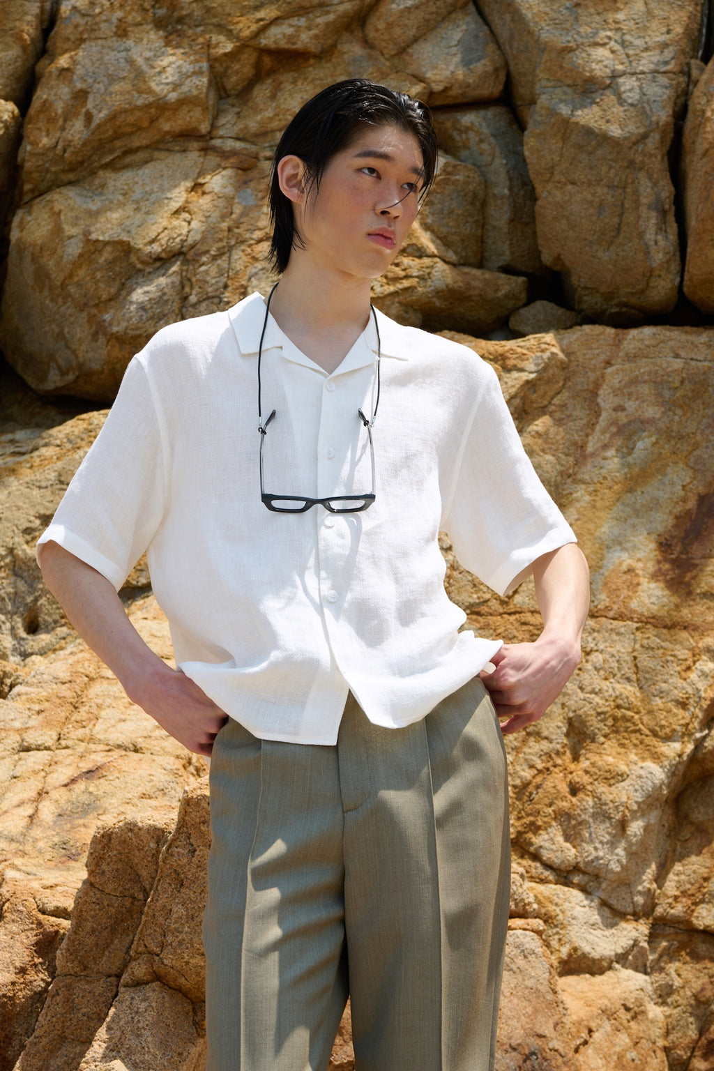 STU - Linen Shirt (Ivory) product image 4 | TRAB K-Fashion Australia