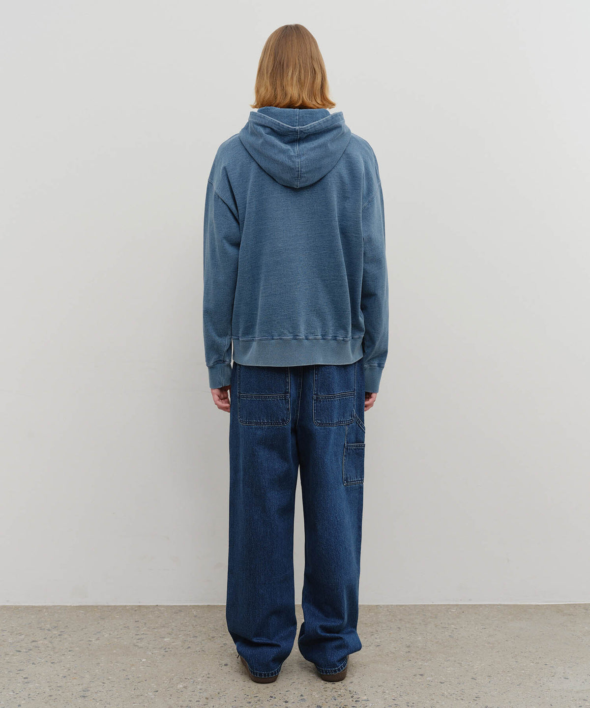Marithe & Francois Girbaud - Double Knee Carpenter Denim Pants (Dark Blue) product image 5 | TRAB K-Fashion Australia