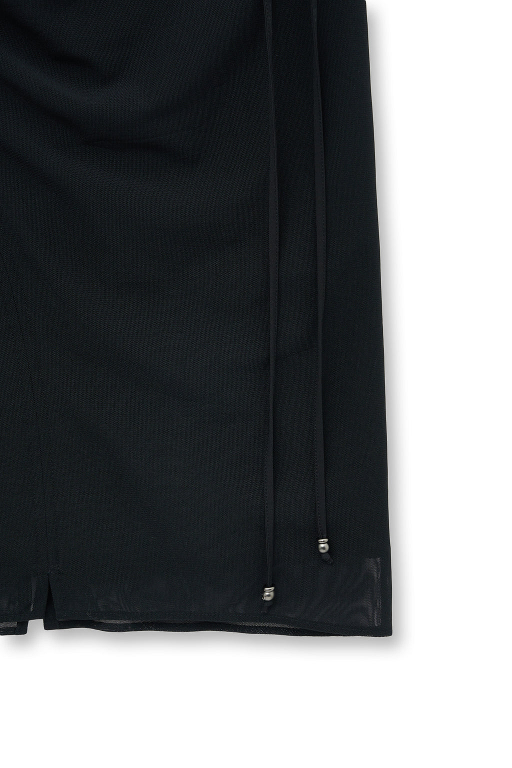 Matin Kim - Layered String Midi Skirt (Black) product image 4 | TRAB K-Fashion Australia