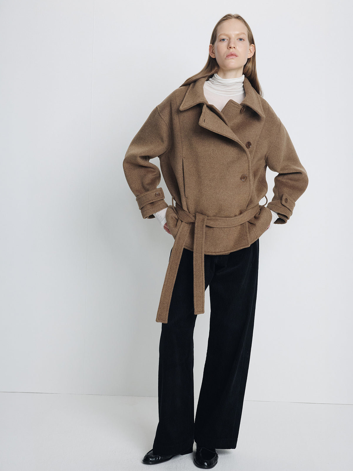 Tonywack - Wide-Leg Corduroy Pants (Midnight) product image 8 | TRAB K-Fashion Australia