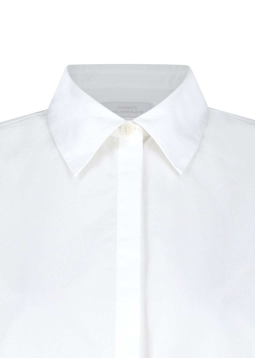 Amomento - Basic oversized shirt (White) product image 7 | TRAB K-Fashion Australia