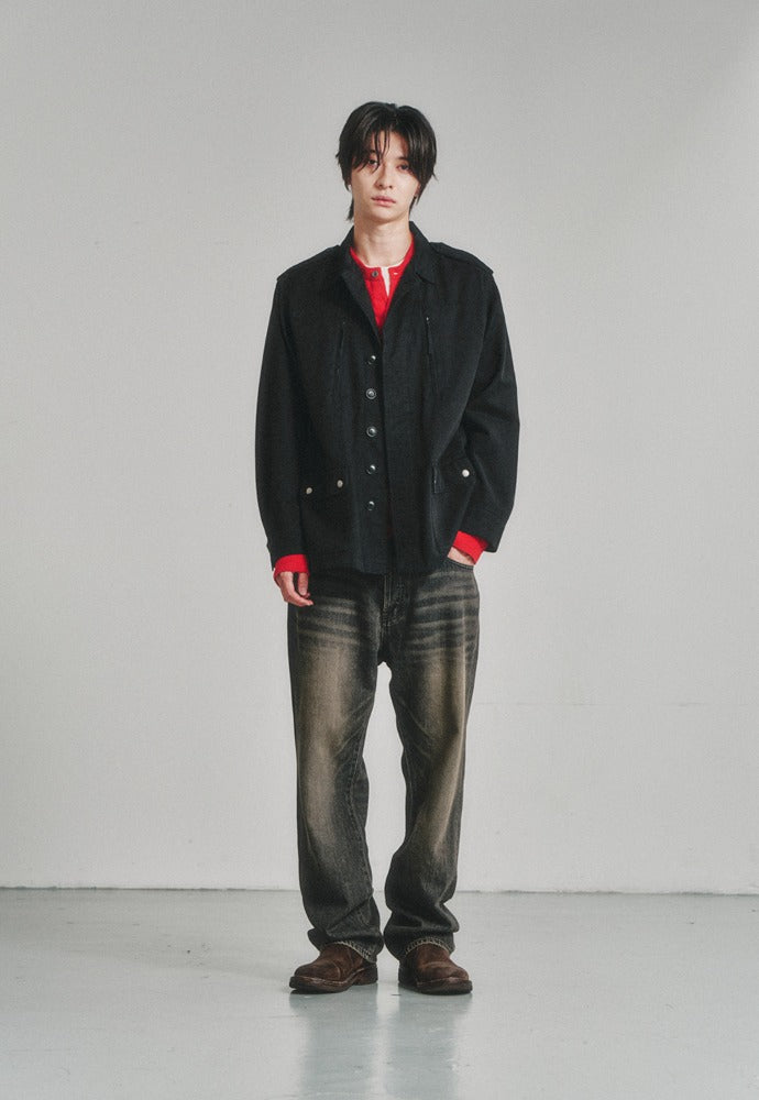 Art if acts - French Army F-2 Jacket (Black) product image 1 | TRAB K-Fashion Australia