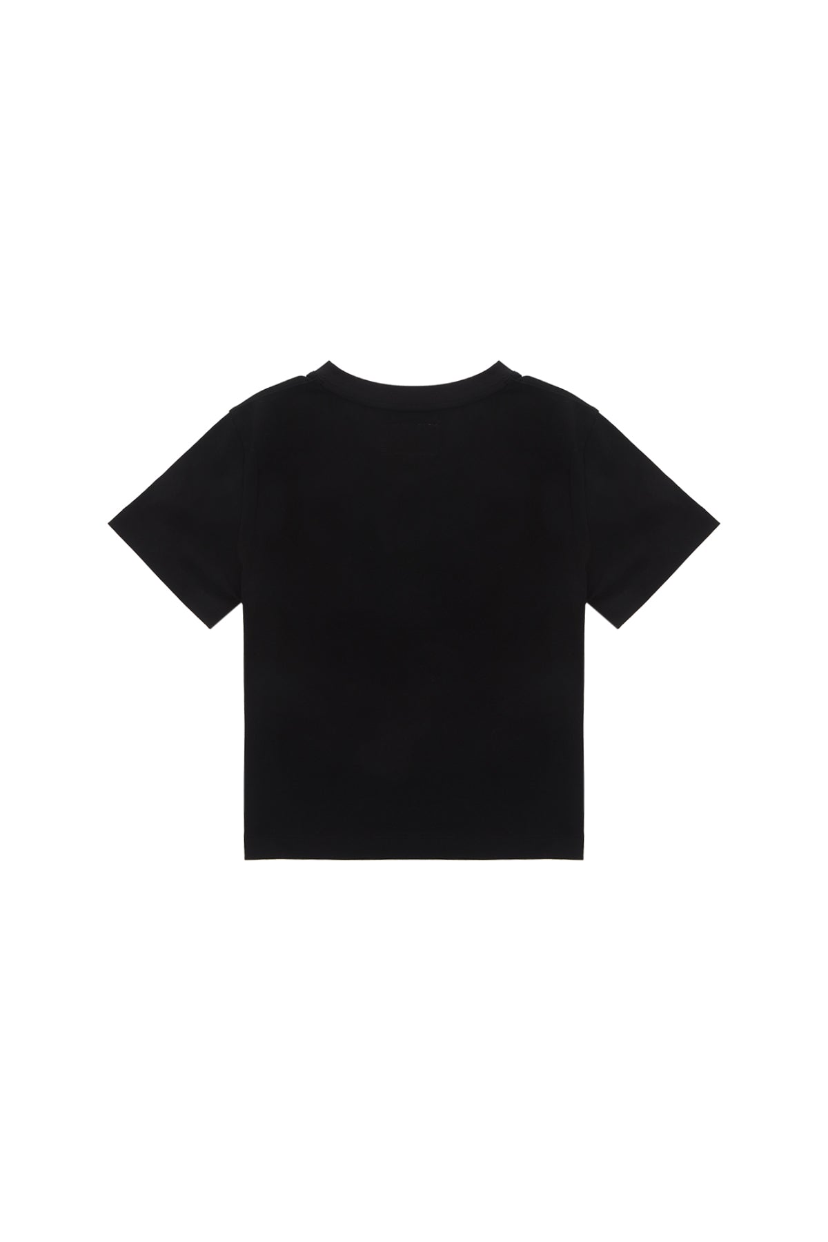 Matin Kim - Dazzle Lettering Crop Top (Black) product image 2 | TRAB K-Fashion Australia