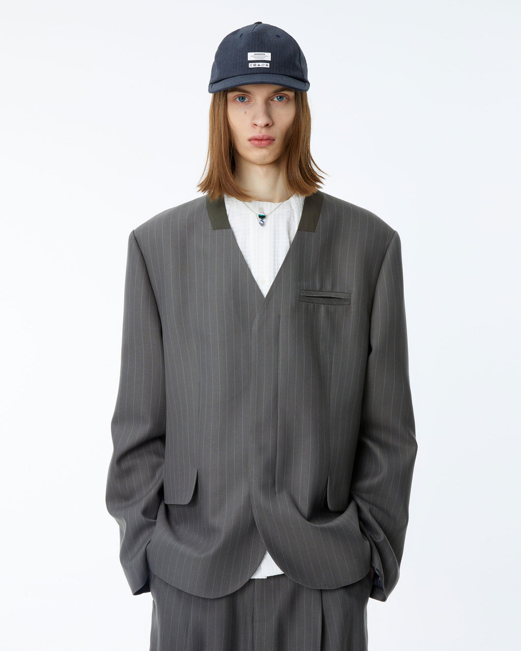 Ader Error - Lawren blazer (Grey) product image 2 | TRAB K-Fashion Australia
