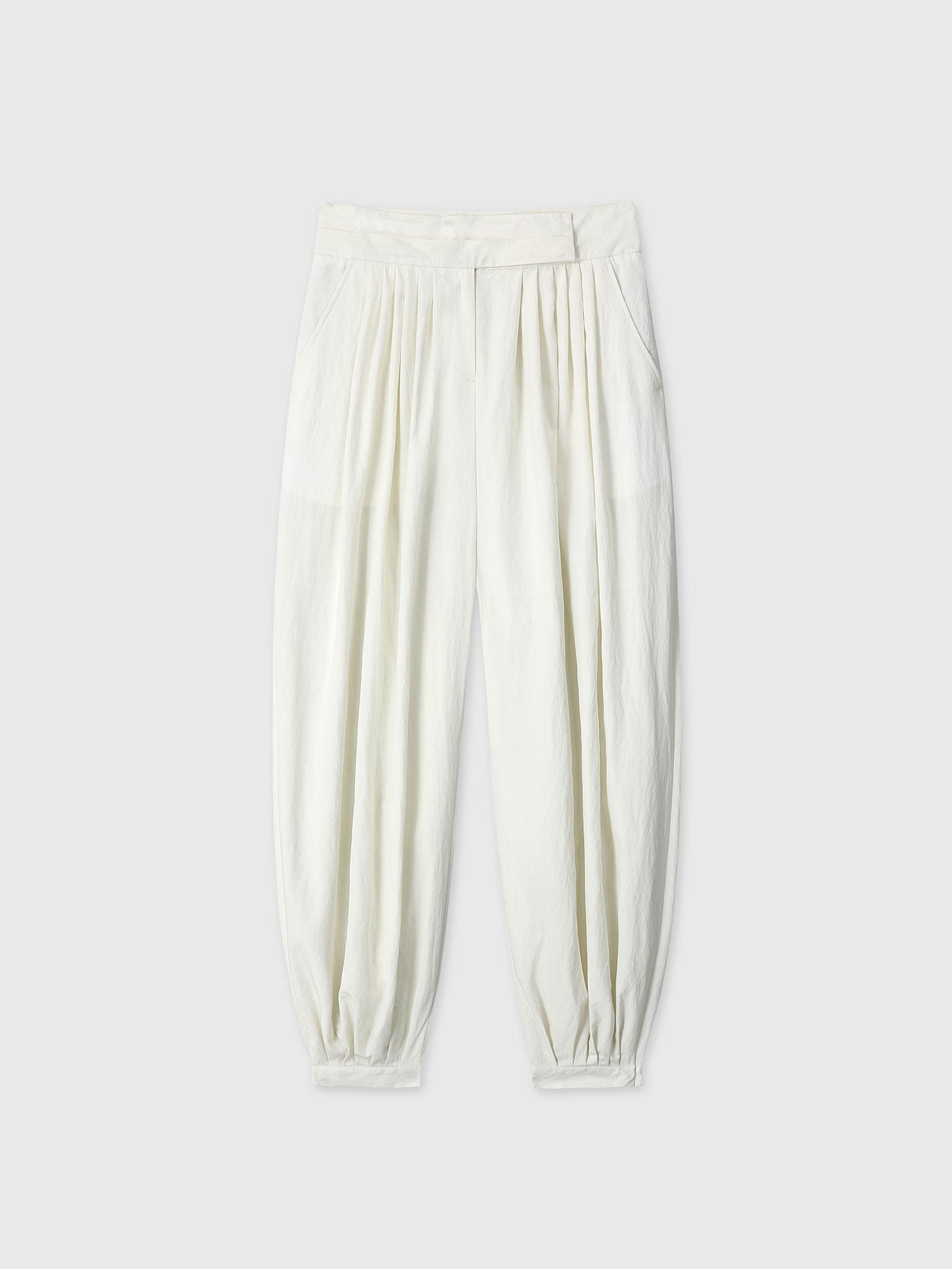 Tonywack - Pleated Voluminous Pants (Off White) product image 11 | TRAB K-Fashion Australia