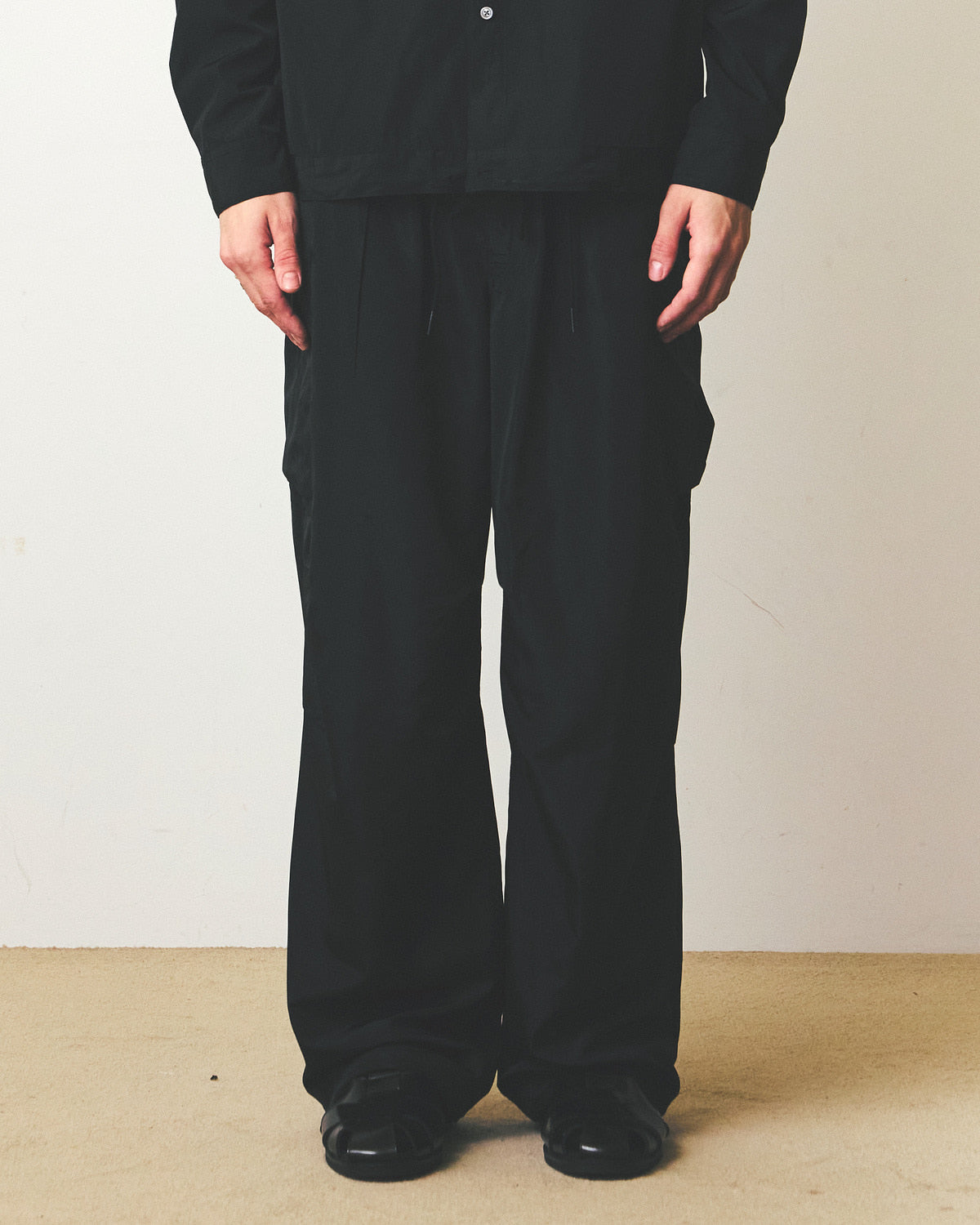 Eastlogue - Parachute Easy Pants (Black) product image 2 | TRAB K-Fashion Australia