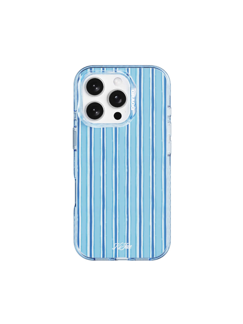 Kijun - MAGSAFE LAYERS FRAME CASE CLEAR WATER (Stripe) product image 4 | TRAB K-Fashion Australia