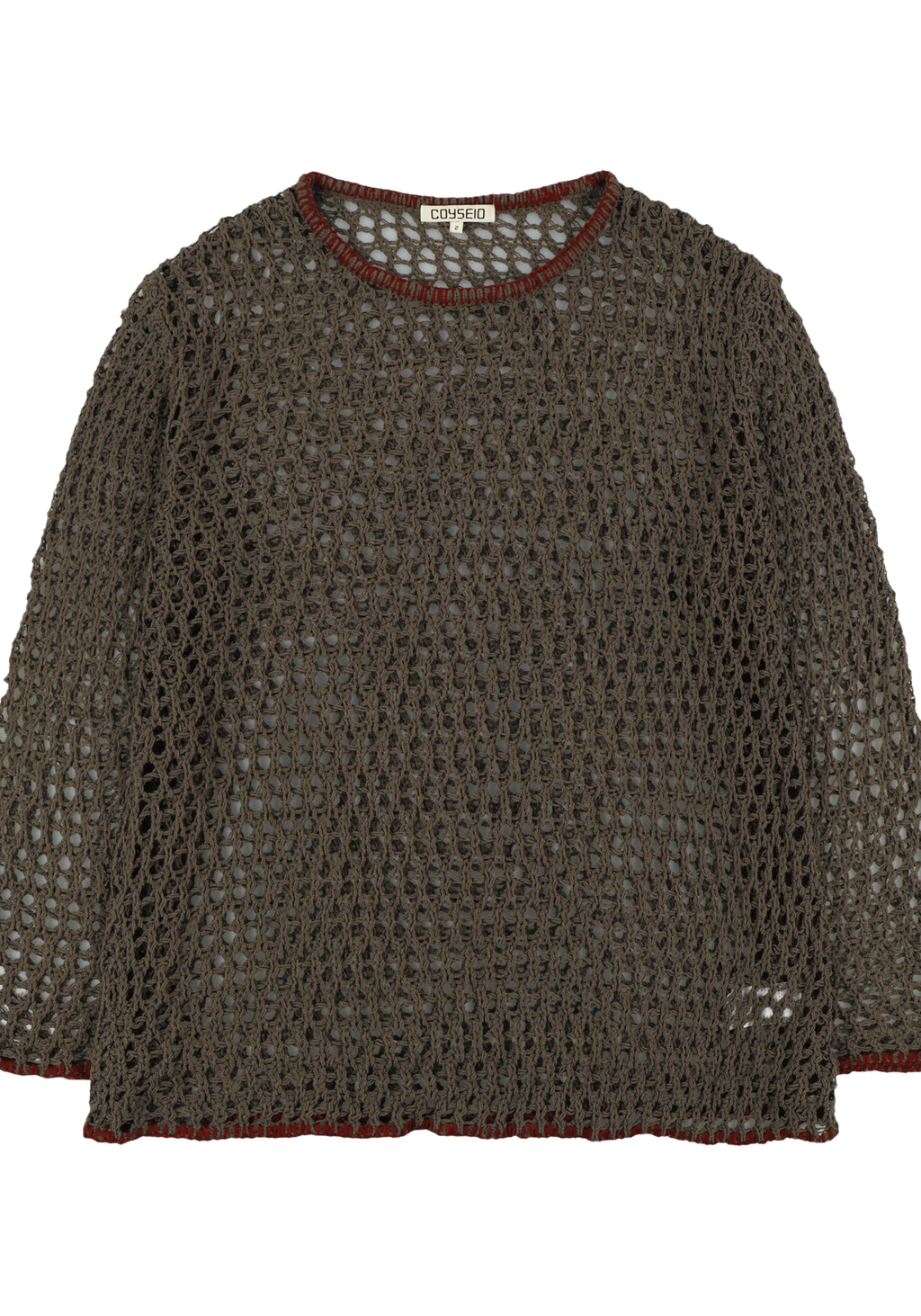 Coyseio - Hole Knit (Brown) product image 2 | TRAB K-Fashion Australia