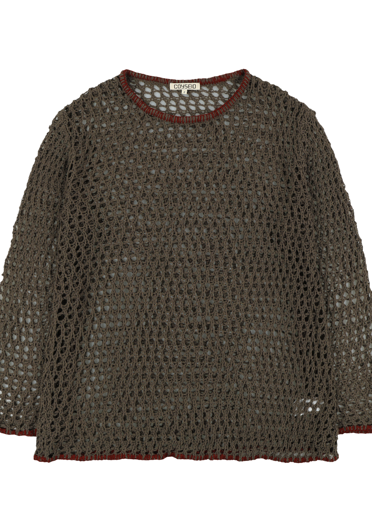 Coyseio - Hole Knit (Brown) product image 2 | TRAB K-Fashion Australia
