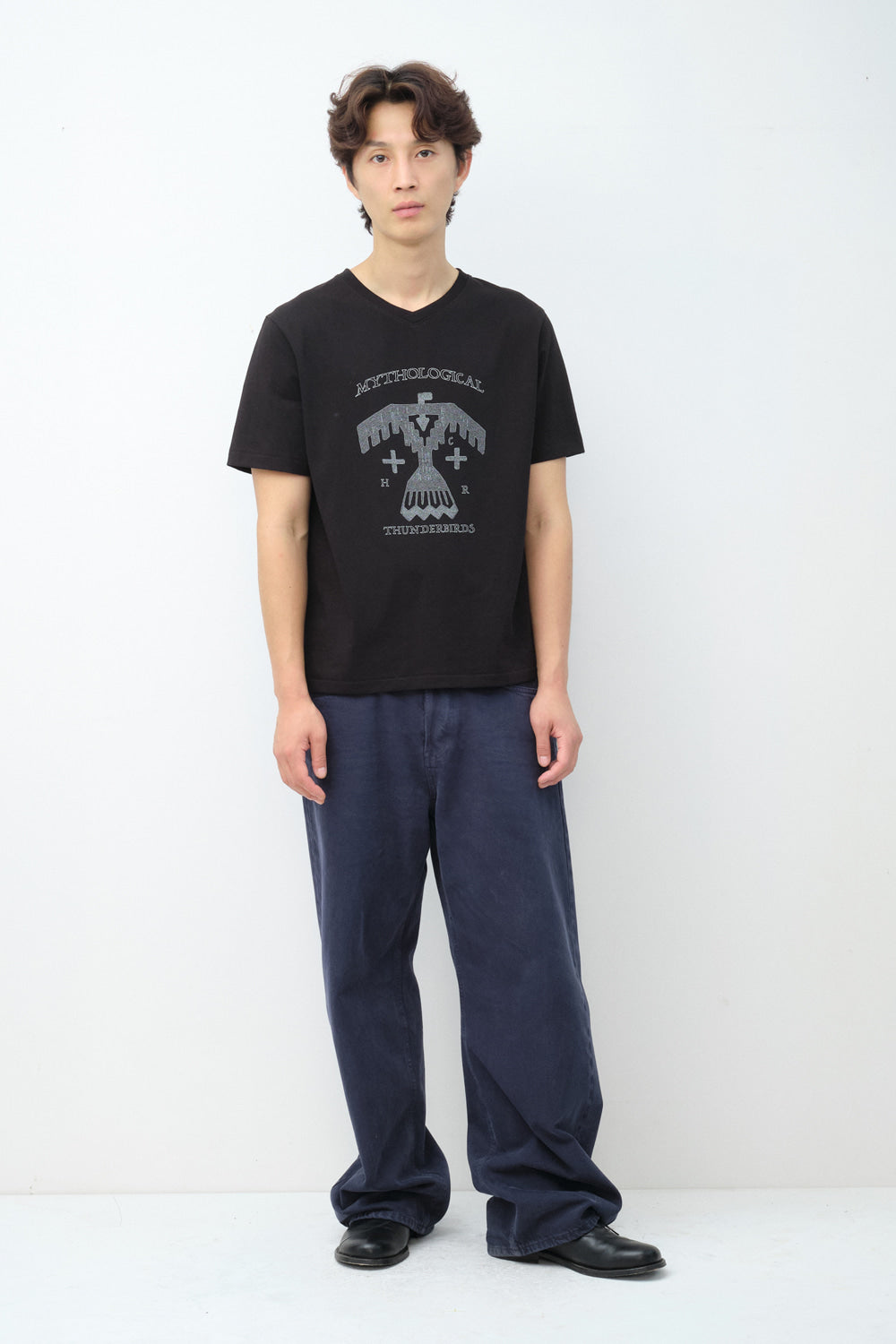 Hatchingroom - Regular Selvedge Jeans Over Dyed French (Blue) product image 4 | TRAB K-Fashion Australia