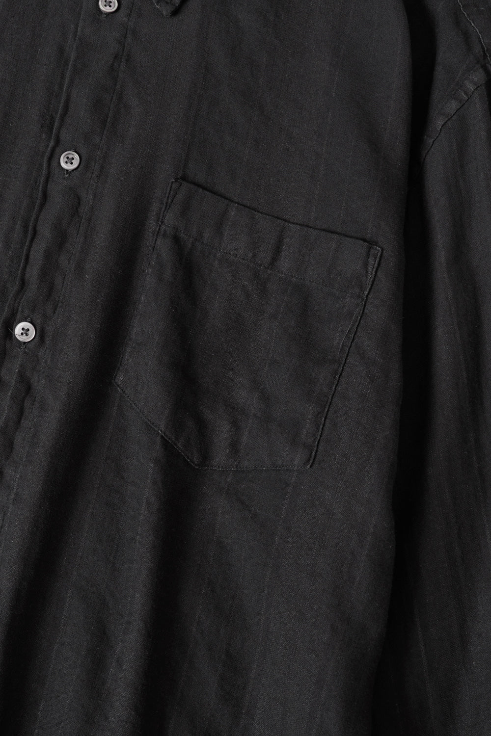 Hatchingroom - Classic Shirt Shadow Stripe (Black) product image 4 | TRAB K-Fashion Australia