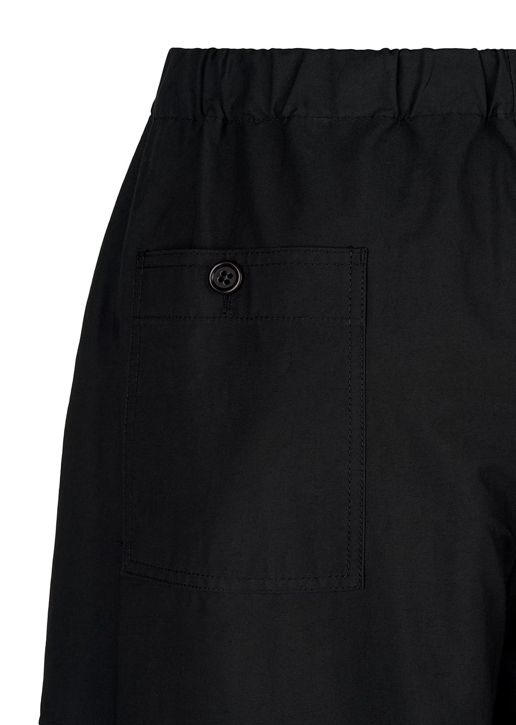 Amomento - drawstring curved pants (Black) product image 5 | TRAB K-Fashion Australia