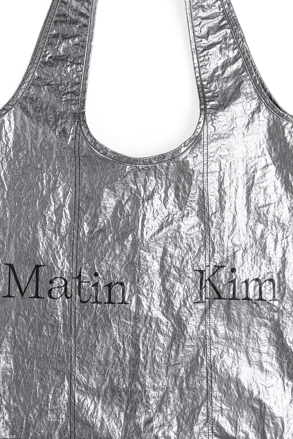 Matin Kim - Matin Line Stitch Ecobag (Dark Silver) product image 3 | TRAB K-Fashion Australia